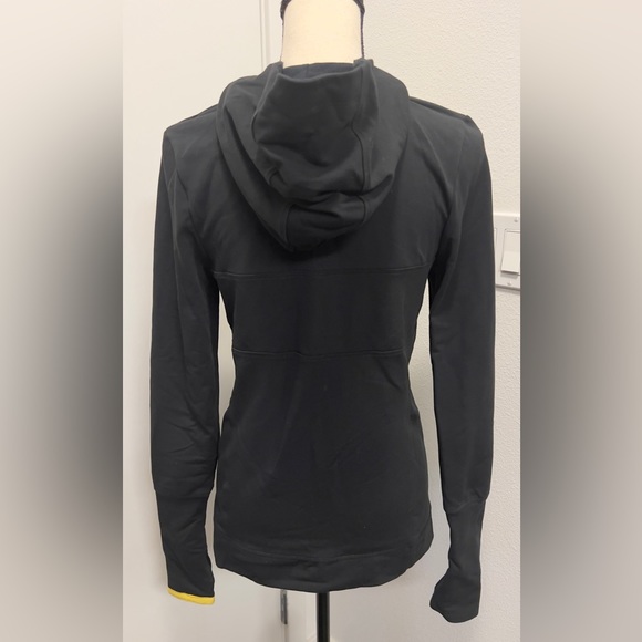 Preowned Nike lives strong black track jacket with hood size M & yellow t shirt - Picture 2 of 13